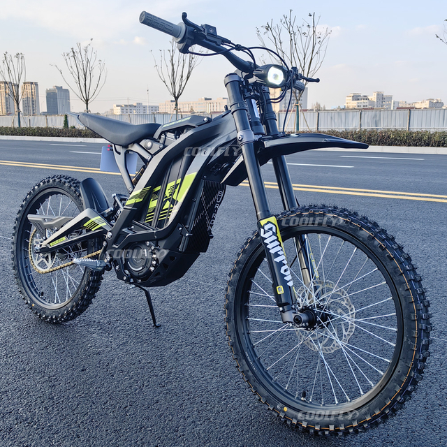Surron Light Bee X 60V 6000W 40AH Samsung bateria el&eacute;trica Dirt Bike com 2025 edi&ccedil;&atilde;o mais recente Black Ebike