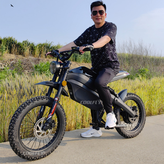 Preț cu ridicata E Dirt BikeMax Speed ​​75KM/H 3000w 48V Electric Mountain Bike 38.4AH Baterie cu litiu
