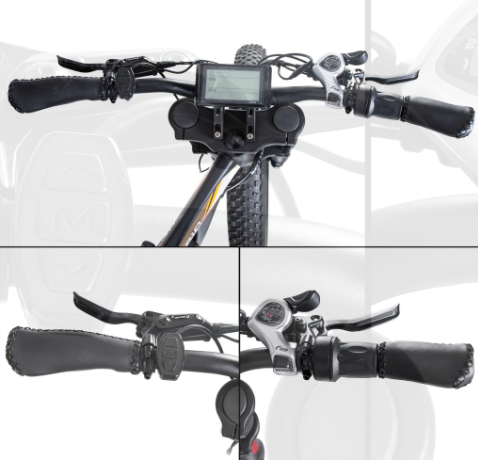 BISON26 New Model Fat Tires Fast Speed 48v 1000w 1500w 18ah Ebike Rear Motor Electric Bicycle Bike Chopper Full Suspension