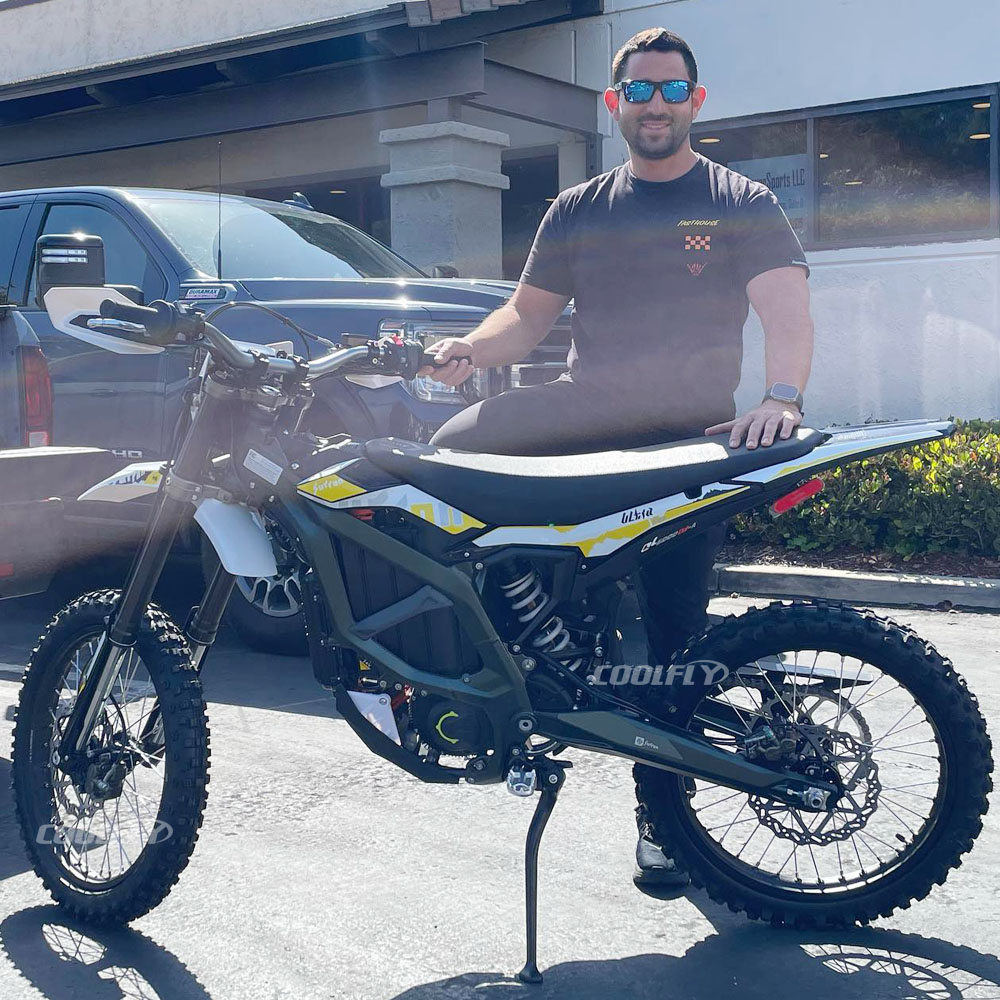 Surron Ultra Bee Electric Dirt Bike 74V 55Ah 90Km/h 12.5Kw Max Power Off Road Electric Motorcycle Bicycle
